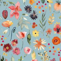 Colorful Botanical Plants and Flowers - Ninola Design