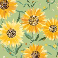 Sonnenblumen grün - Ninola Design