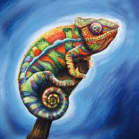 Chameleon Art - Julie Boehm ART 