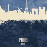 Paris France Skyline - Michael Tompsett
