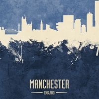Manchester England Skyline - Michael Tompsett