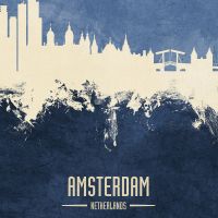 Amsterdam The Netherlands Skyline - Michael Tompsett