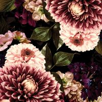 Beautiful Pink Vintage Flowers - UtART