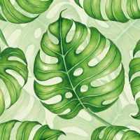 Pretty Palm Leaves Pattern Wallpaper - Katerina Kirilova