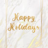 Happy Holidays Marble - DeinDesign