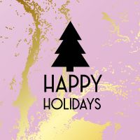 Happy Holidays Christmas Tree - DeinDesign