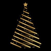 Gold Christmas Tree - DeinDesign