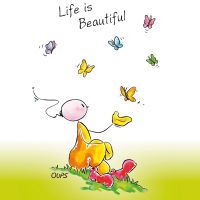 Life is Beautiful With Butterflies - Oups