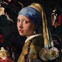 Girl with a Pearl Earring Roses - UtART