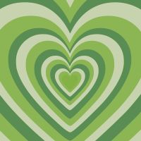Beating Comic Heart Green - DeinDesign