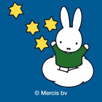 Miffy Sterne Blau - Nijntje / Miffy
