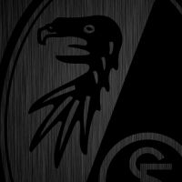 SC Freiburg Kratzen Horizontal Metall Hintergrund - SC Freiburg