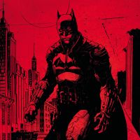 Batman Red Background - THE BATMAN