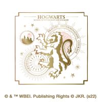 Gryffindor Wappen Weiß Gold - Harry Potter