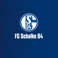 Schalke 04 Blauer Hintergrund Mit Logo - Schalke 04
