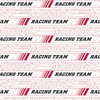 Racing Team Pattern White - MotoGP