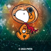 Snoopy Weltraumreisender Grün - Peanuts