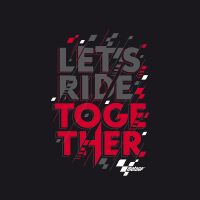 Let's Ride Together Grey  - MotoGP