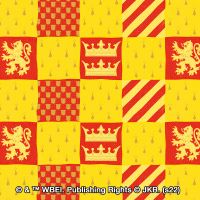 Gryffindor Muster Quadrate - Harry Potter