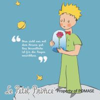 Der Kleine Prinz-Lieblingsspruch - Le Petit Prince