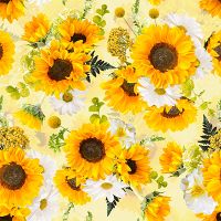 Sunflowers and Daisies Flowerpattern - UtART