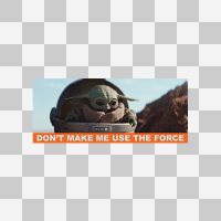 The Child Aussage transparent - STAR WARS
