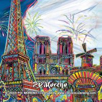 Paris Art By P.D. Moreno - P.D. Moreno
