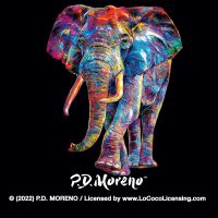 Elephant Art By P.D. Moreno - P.D. Moreno