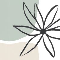 Flower Mint and Cream  - U + Me Studio
