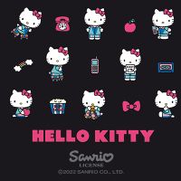 Hello Kitty 90s Schwarz - Hello Kitty