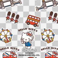 Hello Kitty Londoner Abzeichen Transparent - Hello Kitty