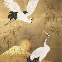 Kraniche Gold Japan 1 - Reinders!