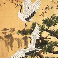 Kraniche Gold Japan 2 - Reinders!