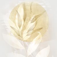 Boho Gold Blumen Kunst - Reinders!