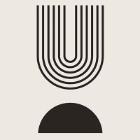 Moderne Kunst Schwarze Linien - Reinders!