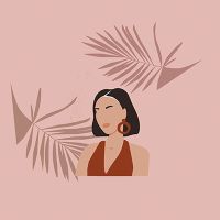 Portrait Woman Flat - DeinDesign