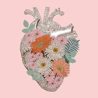 Floral Vintage Heart - cafelab - Emanuela Carratoni