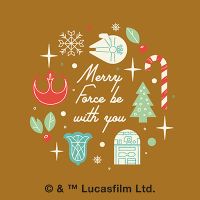 Star Wars Merry The Force Be With You - STAR WARS