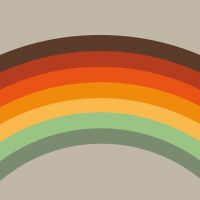 Retro Rainbow Colours - DeinDesign