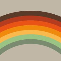 Retro Rainbow Colours - DeinDesign