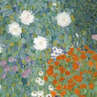 Garden in Bloom - Gustav Klimt - Bridgeman Art