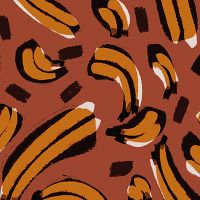 Abstract Bananas Pattern - treechild