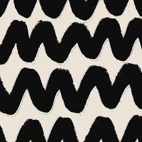 Black Waves Pattern - treechild