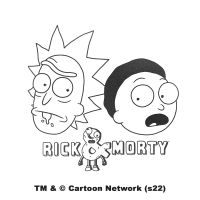 Rick & Morty Black And White - Rick & Morty