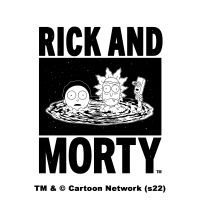Rick & Morty Black And White Portal - Rick & Morty