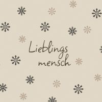 Lieblingsmensch Snowflakes - DeinDesign