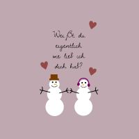 Snowman Love - DeinDesign