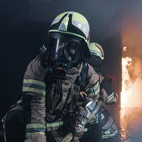 Firefighter Water Hose - JP Gansewendt Photography