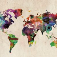 World Map - Michael Tompsett
