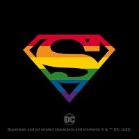 Rainbow Superman Logo - DC Comics